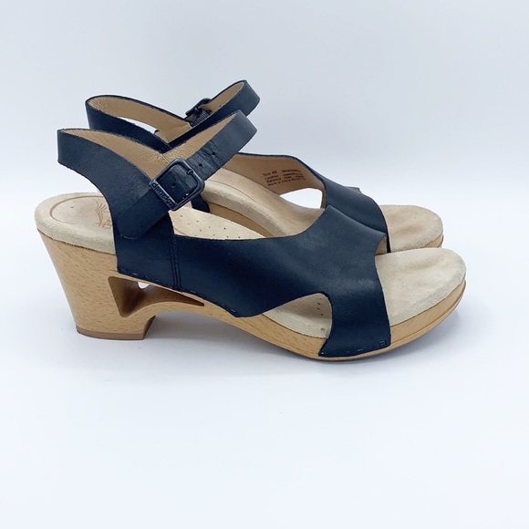 Dansko Tasha Leather Ankle Strap Sandals Comfort - Picture 2 of 10
